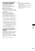 Preview for 47 page of Sony CMT-M333NT Operating Instructions Manual