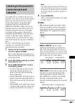 Preview for 49 page of Sony CMT-M333NT Operating Instructions Manual