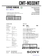 Preview for 1 page of Sony CMT-M333NT Specifications