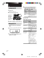 Предварительный просмотр 8 страницы Sony CMT-M70 Primary Operating Instructions Manual