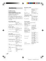 Preview for 22 page of Sony CMT-M70 Primary Operating Instructions Manual