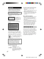 Preview for 2 page of Sony CMT-M700DVD Operating Instructions Manual