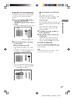 Предварительный просмотр 15 страницы Sony CMT-M700DVD Operating Instructions Manual