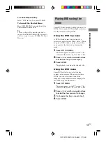 Preview for 17 page of Sony CMT-M700DVD Operating Instructions Manual