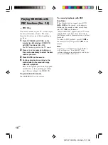 Preview for 18 page of Sony CMT-M700DVD Operating Instructions Manual