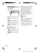 Предварительный просмотр 22 страницы Sony CMT-M700DVD Operating Instructions Manual