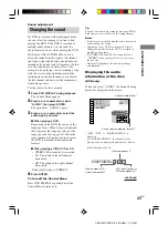 Предварительный просмотр 25 страницы Sony CMT-M700DVD Operating Instructions Manual