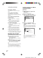 Preview for 30 page of Sony CMT-M700DVD Operating Instructions Manual