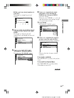 Предварительный просмотр 31 страницы Sony CMT-M700DVD Operating Instructions Manual