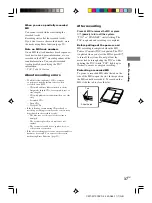 Предварительный просмотр 37 страницы Sony CMT-M700DVD Operating Instructions Manual