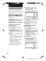 Preview for 60 page of Sony CMT-M700DVD Operating Instructions Manual