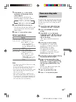 Preview for 69 page of Sony CMT-M700DVD Operating Instructions Manual