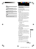 Preview for 83 page of Sony CMT-M700DVD Operating Instructions Manual