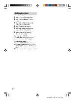 Preview for 8 page of Sony CMT-M80V Operating Instructions Manual