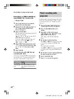 Preview for 22 page of Sony CMT-M80V Operating Instructions Manual