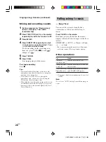 Preview for 28 page of Sony CMT-M80V Operating Instructions Manual