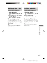 Preview for 31 page of Sony CMT-M80V Operating Instructions Manual