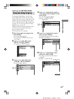 Preview for 19 page of Sony CMT-M90DVD - Micro Hi Fi Component System Operating Instructions Manual