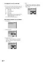 Предварительный просмотр 26 страницы Sony CMT-M90DVD - Micro Hi Fi Component System Operating Instructions Manual