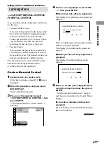 Предварительный просмотр 29 страницы Sony CMT-M90DVD - Micro Hi Fi Component System Operating Instructions Manual