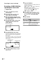 Предварительный просмотр 38 страницы Sony CMT-M90DVD - Micro Hi Fi Component System Operating Instructions Manual