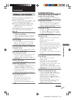 Preview for 47 page of Sony CMT-M90DVD - Micro Hi Fi Component System Operating Instructions Manual