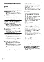 Preview for 48 page of Sony CMT-M90DVD - Micro Hi Fi Component System Operating Instructions Manual