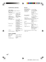 Preview for 54 page of Sony CMT-M90DVD - Micro Hi Fi Component System Operating Instructions Manual