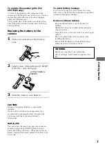 Preview for 7 page of Sony CMT-MD1 - Micro Hi Fi Component System Operating Instructions Manual