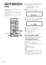 Предварительный просмотр 8 страницы Sony CMT-MD1 - Micro Hi Fi Component System Operating Instructions Manual