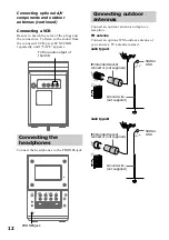 Предварительный просмотр 12 страницы Sony CMT-MD1 - Micro Hi Fi Component System Operating Instructions Manual