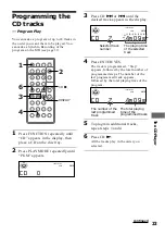 Предварительный просмотр 23 страницы Sony CMT-MD1 - Micro Hi Fi Component System Operating Instructions Manual