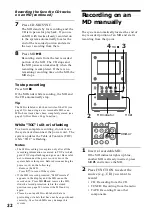 Предварительный просмотр 32 страницы Sony CMT-MD1 - Micro Hi Fi Component System Operating Instructions Manual