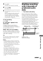 Preview for 33 page of Sony CMT-MD1 - Micro Hi Fi Component System Operating Instructions Manual