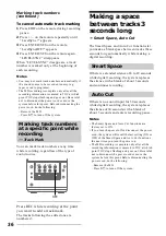 Предварительный просмотр 36 страницы Sony CMT-MD1 - Micro Hi Fi Component System Operating Instructions Manual