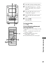 Предварительный просмотр 37 страницы Sony CMT-MD1 - Micro Hi Fi Component System Operating Instructions Manual