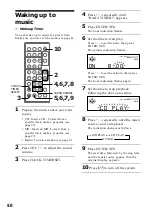 Предварительный просмотр 50 страницы Sony CMT-MD1 - Micro Hi Fi Component System Operating Instructions Manual