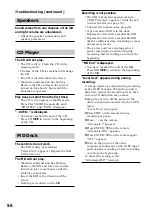 Preview for 56 page of Sony CMT-MD1 - Micro Hi Fi Component System Operating Instructions Manual