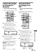 Предварительный просмотр 87 страницы Sony CMT-MD1 - Micro Hi Fi Component System Operating Instructions Manual