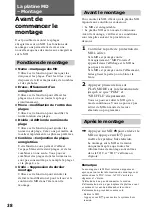 Preview for 98 page of Sony CMT-MD1 - Micro Hi Fi Component System Operating Instructions Manual