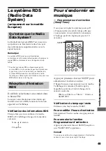 Preview for 109 page of Sony CMT-MD1 - Micro Hi Fi Component System Operating Instructions Manual