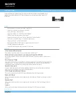 Preview for 1 page of Sony CMT-MX700Ni Specifications