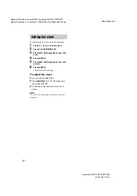 Preview for 8 page of Sony CMT-NE3 - Micro Hi Fi Component System Operating Instructions Manual