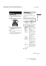 Предварительный просмотр 9 страницы Sony CMT-NE3 - Micro Hi Fi Component System Operating Instructions Manual