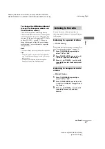 Preview for 13 page of Sony CMT-NE3 - Micro Hi Fi Component System Operating Instructions Manual