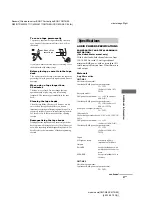 Предварительный просмотр 27 страницы Sony CMT-NE3 - Micro Hi Fi Component System Operating Instructions Manual