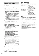 Preview for 20 page of Sony CMT-NEZ7DAB Operating Instructions Manual