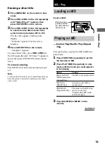 Предварительный просмотр 13 страницы Sony CMT-PX333 Operating Instructions Manual