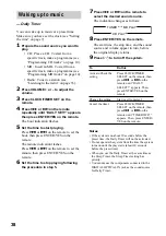 Предварительный просмотр 38 страницы Sony CMT-PX333 Operating Instructions Manual