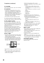 Предварительный просмотр 42 страницы Sony CMT-PX333 Operating Instructions Manual